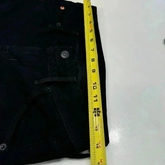 Hudson women’s black jeans. Button down flap back pockets size 24 - Picture 3 of 10